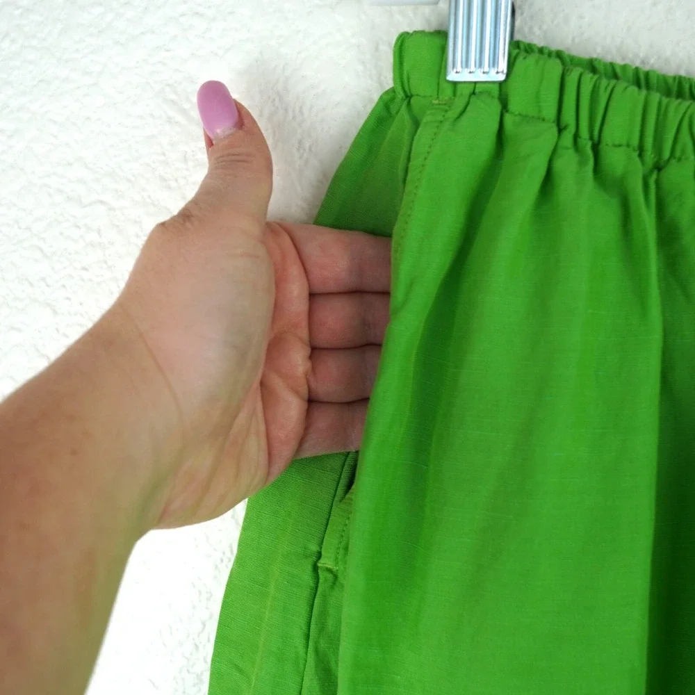 Stockholm Atelier X Other Stories Women Green A-Line Midi Skirt Size 4‎